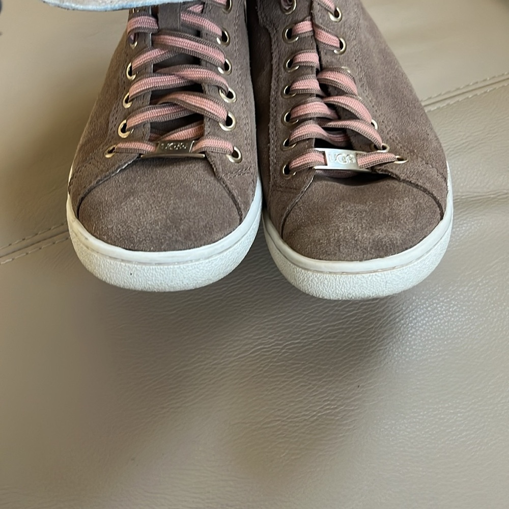 UGG Women's Tan High-Top Sneakers - Picture 4 of 9